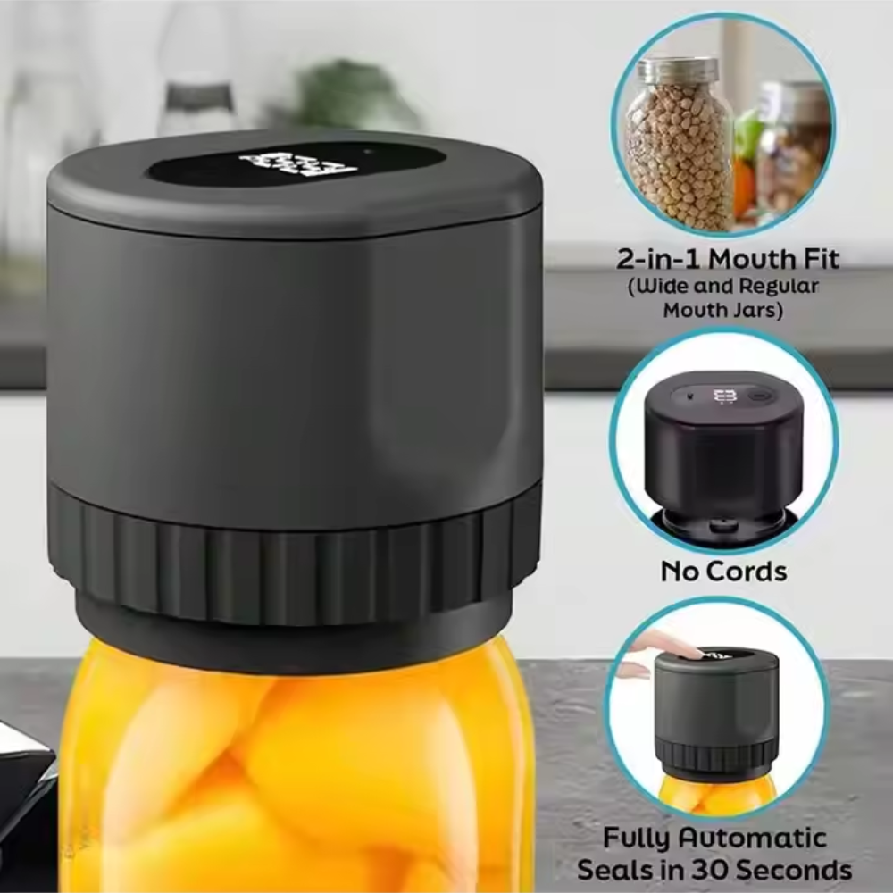 Mason Jar Vacuum Sealer Kit